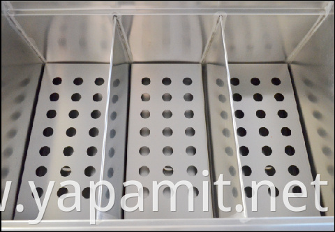 Stainless steel baffle